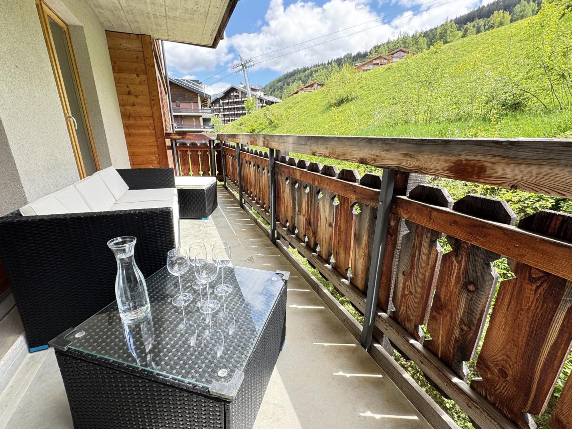 Pracondu Outdoor & Fun Appartement 1 Chambre Avec Balcon By Alpvision Residences Nendaz Bagian luar foto